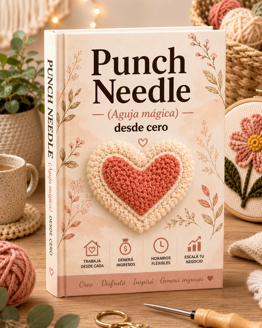 Learn PUNCH NEEDLE (Magic Needle) from scratch + Booster BONUSES